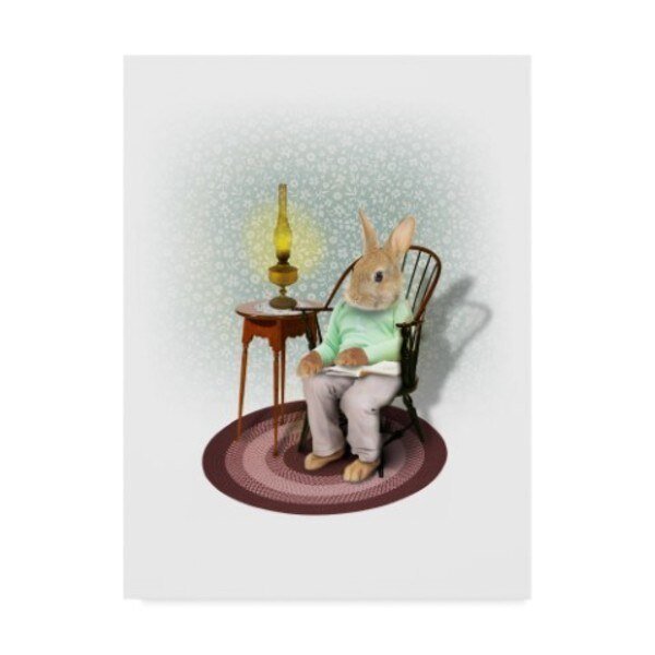 J Hovenstine Studios 'Mouse And Windsor' Canvas Art, 24x32, Trademark Fine Art, Mfr#: ALI36892-C2432GG